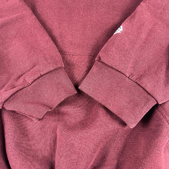 Champion Southern Illinois Salukis Sweatshirt Youth Extra Large Red Faded Hoodie - Picture 2 of 13